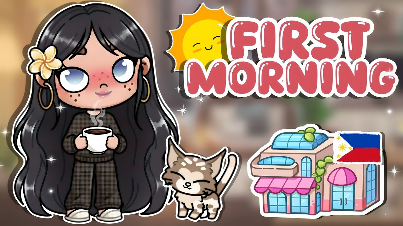 My first morning in my new apartment in the Philippines | avatar world pazu |Story| ASMR | roleplay 