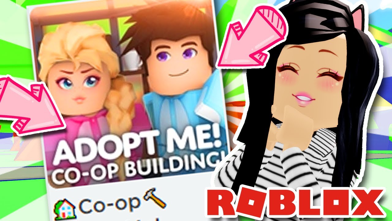 🔨 CONSTRUA COM AMIGOS CO-OP 👦👧👩 ADOPT ME - Roblox 