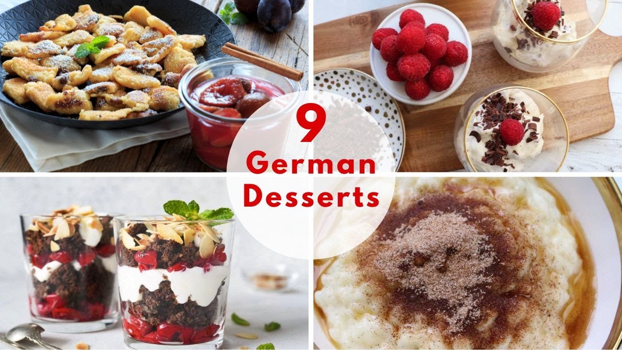 German Desserts  - 9 Delicious German Desserts That You Need To Try! | German Recipes by All Tastes German