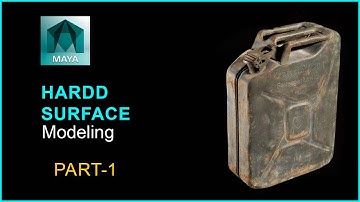 Hard Surface Oil Can Modeling in Maya #modeling