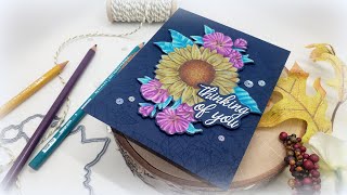 Coloring Images on Dark Cardstock with Kelly Latevola
