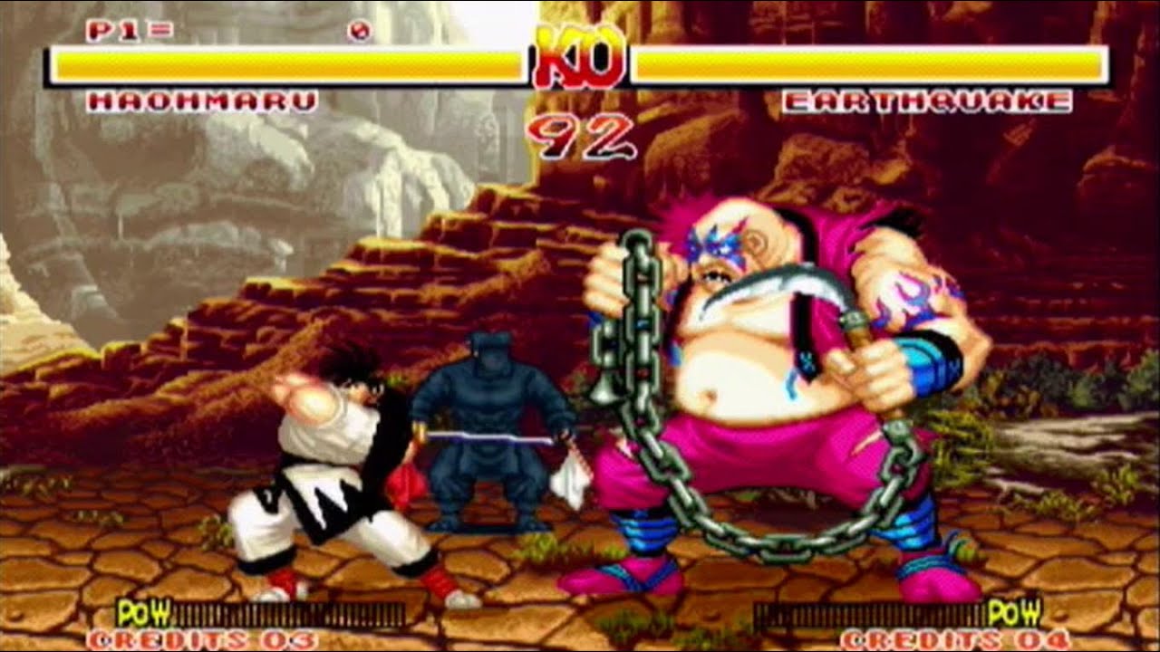 Samurai Shodown (Neo Geo AES) gameplay - YouTube