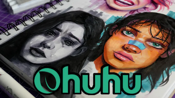 NEW Art Supplies from Ohuhu Soft Chisel Portraits, Chill, Chat, draw with me