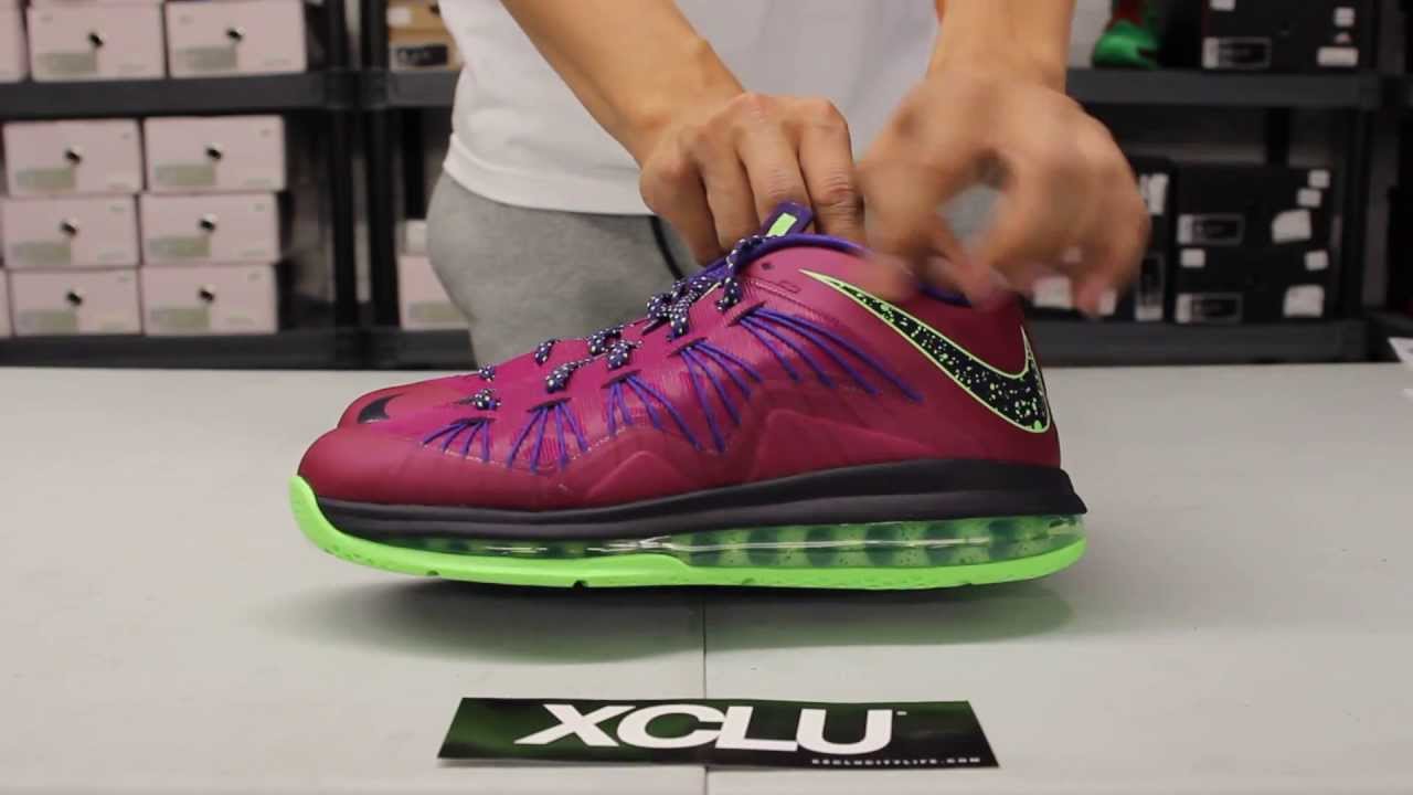 Air Max Lebron X "Raspberry Red" Unboxing Video at Exclucity - YouTube