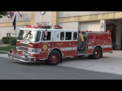Maywood,Nj Fire Department Truck 17, Engine 18 x Engine 19 Responding
