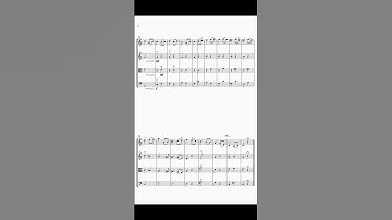 Six Very Easy Pieces nº2 (Allegretto) - String Quartet SHEET MUSIC
