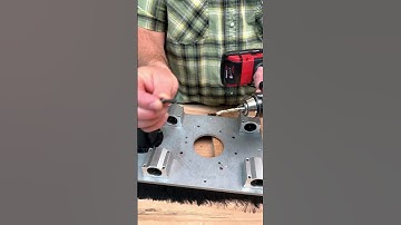 How to Drill Holes and Mount Router in Aluminum Router Sled