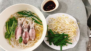 Cách nấu Hủ Tiếu Mực thơm ngon, đơn giản