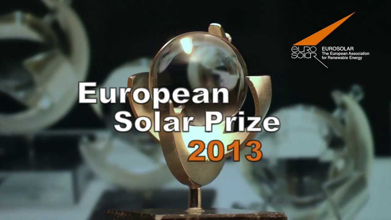 Die NATURSTROM AG erhält den Europäischen Solarpreis 2013