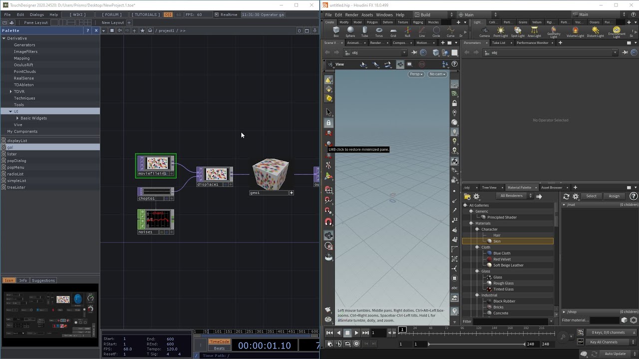 Houdini vs Touchdesigner | Interface & Workflow - YouTube