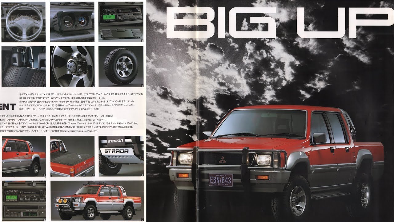 1991.7.＜初代(1st)＞前期STRADAストラーダ4WDピックアップ・スポーツ