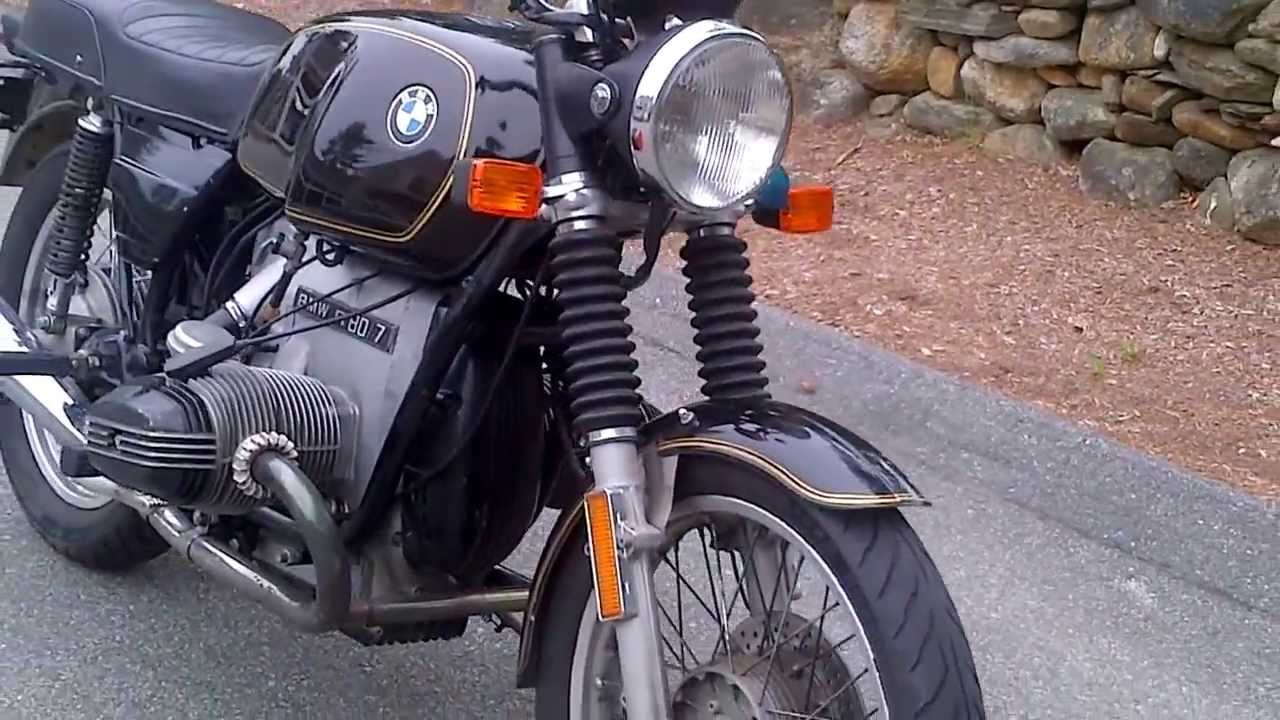 1978 BMW R80 7 at AlphaCars, Boxbrough MA - YouTube