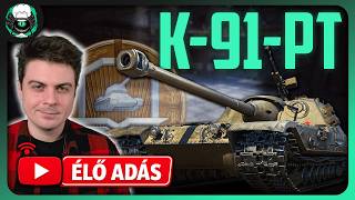 Battle Pass tankok: K-91-PT bemutató ➡️ Megéri 12 BP tokenért?
