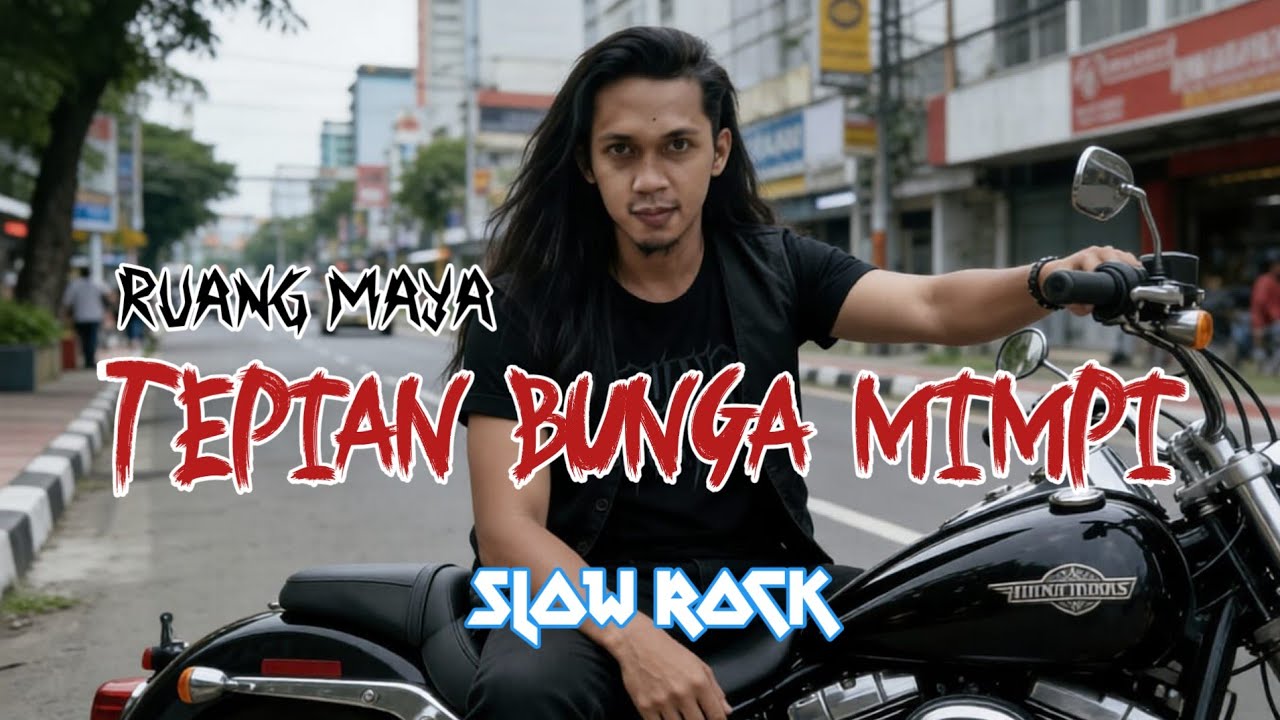 Slow Rock 90-an !! RUANG MAYA ~ Tepian Bunga Mimpi || Video Musik AI