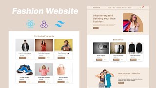 Build Responsive Fashion Website Using React JS , Redux And Tailwind CSS #webdesign #webdevelopment Profile