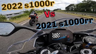 2021 s1000rr vs 2022 s1000r..swapping bikes. 😋