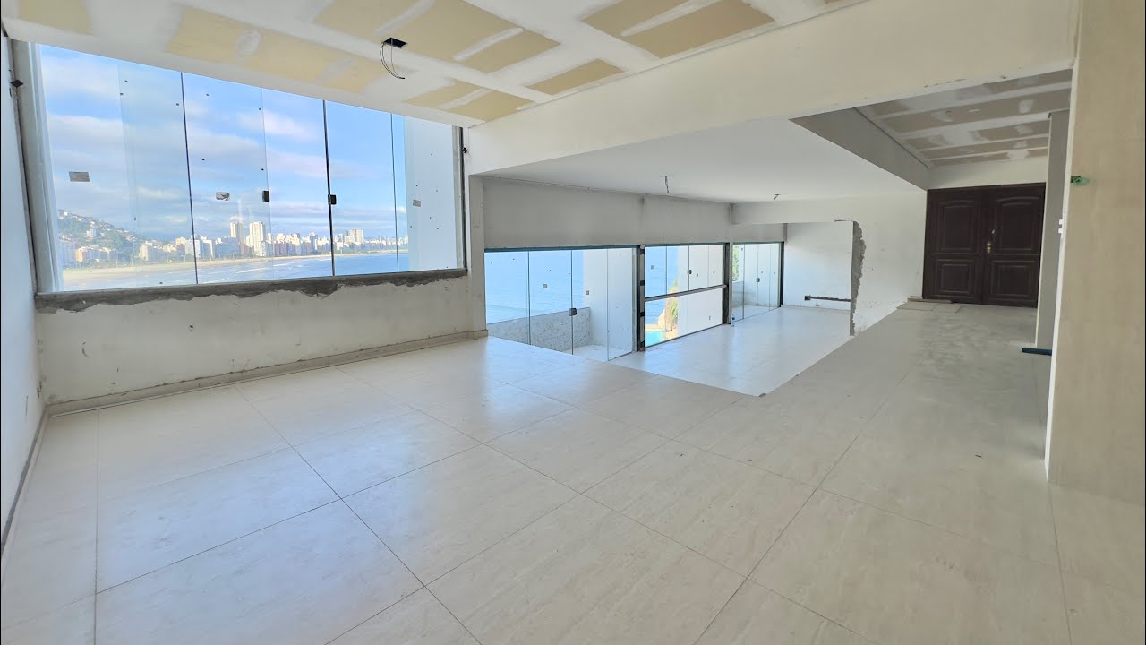 235m2 Reformado 3 Suítes com Vista Panorâmica para o Mar - Ilha Porchat - São Vicente - Ap Venda