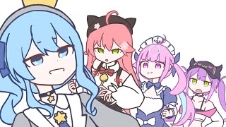 오라앗~! [Animation/Hololive/Suisei/Miko/Aqua/Towa]