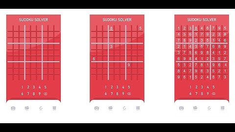 Sudoku Solver Android App