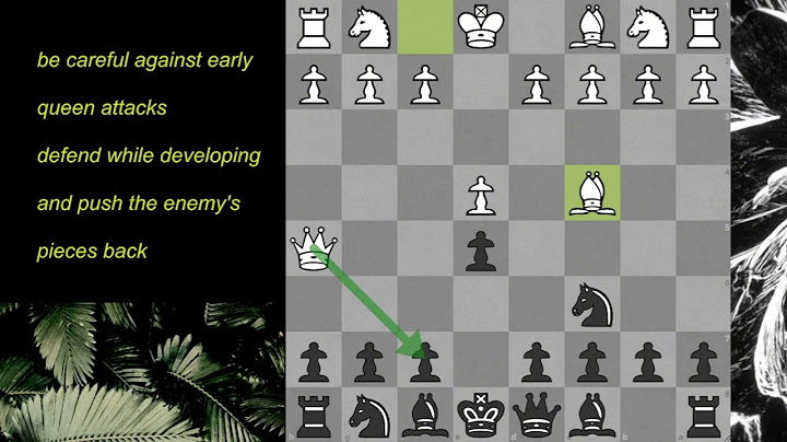 Improve Your Moves in 45 Seconds: Defend Against the Scholar's Mate!