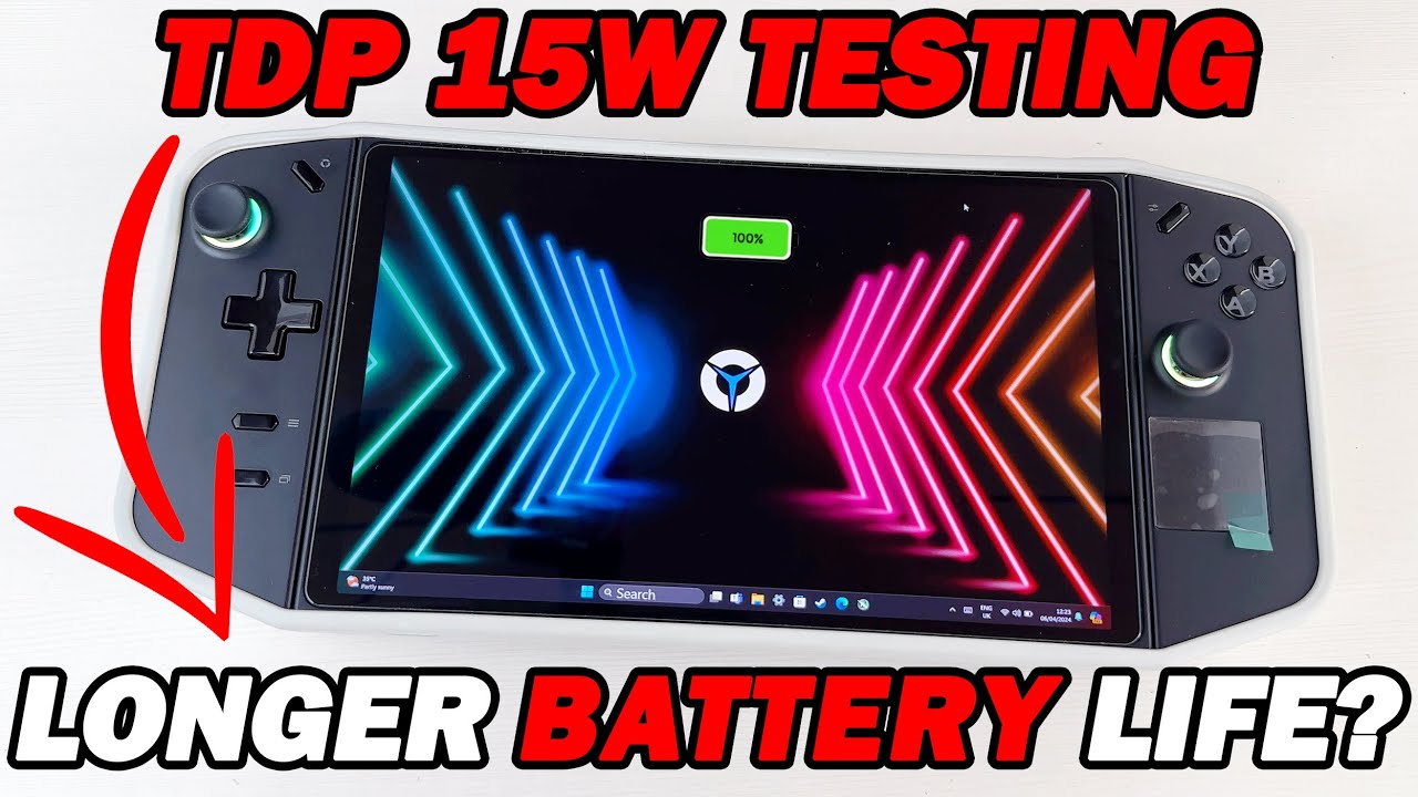 Legion Go: 15W CUSTOM TDP at 1000P Medium Settings [Test in 8 Games]