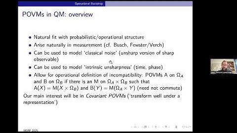 Leon Loveridge: An invitation to Operational Quantum Reference Frames
