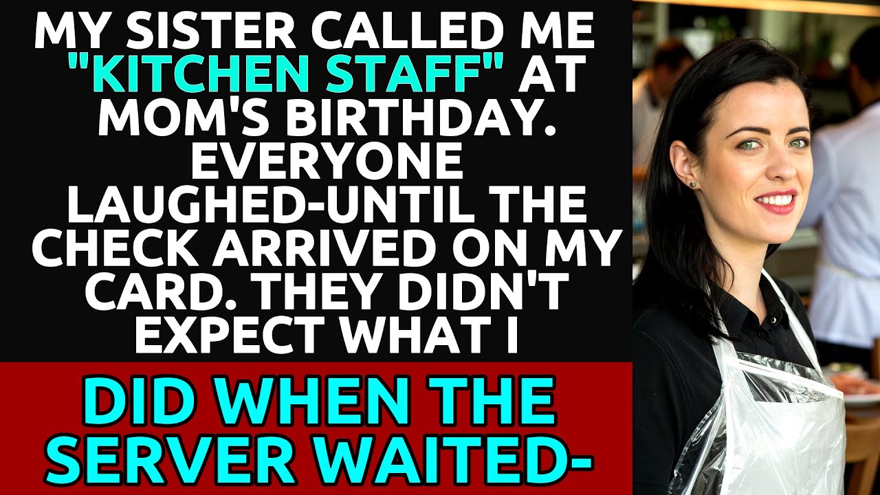 Сестра обозвала меня «кухонным работником» на дне рождения мамы — я заплатил и ушёл