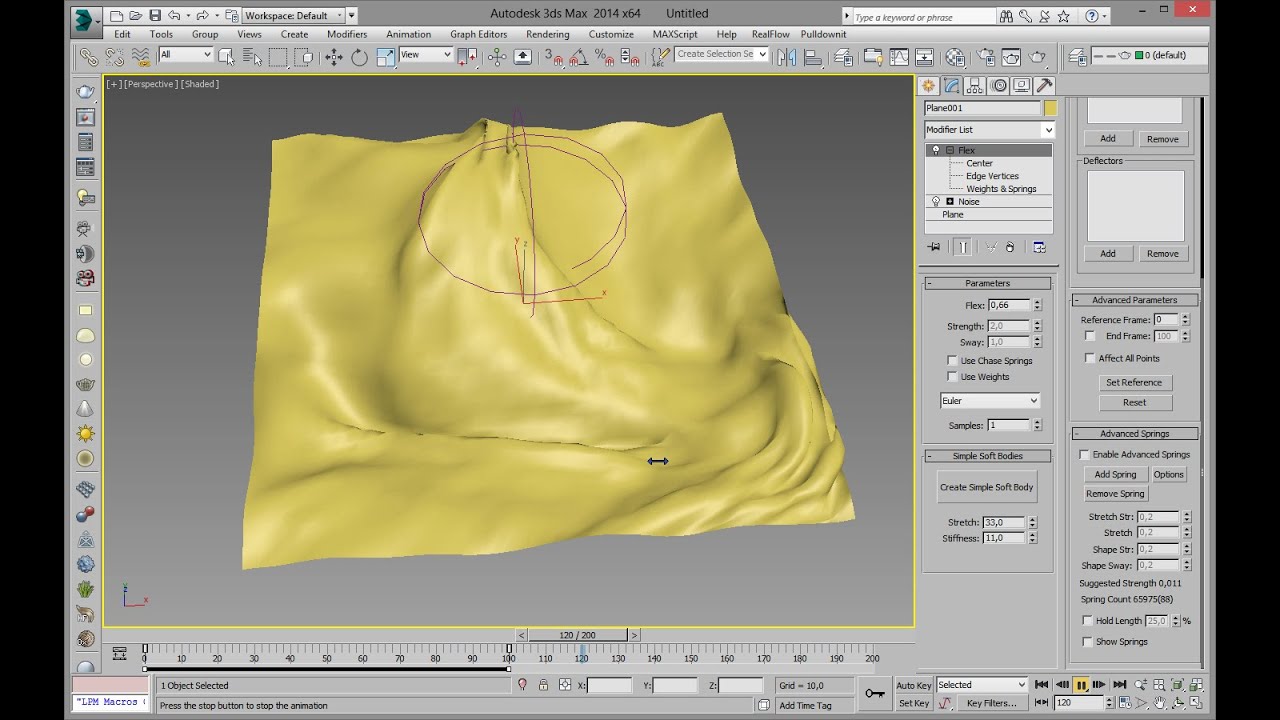 konsol Forkæl dig prøve making cloth like abstract animations 3ds max (with flex) - YouTube