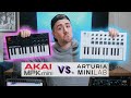 Akai MPK Mini Mk.3 VS Arturia MINILAB MK.2 -  Which should YOU choose?