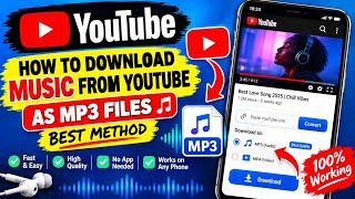 How to Download Music From YouTube to MP3 Files - 2026 Method 