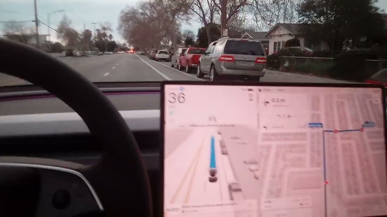 Tesla model y full self driving 