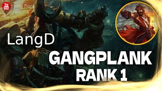 🔴 LangD Gangplank vs Yorick - LangD Rank 1 Gangplank Guide