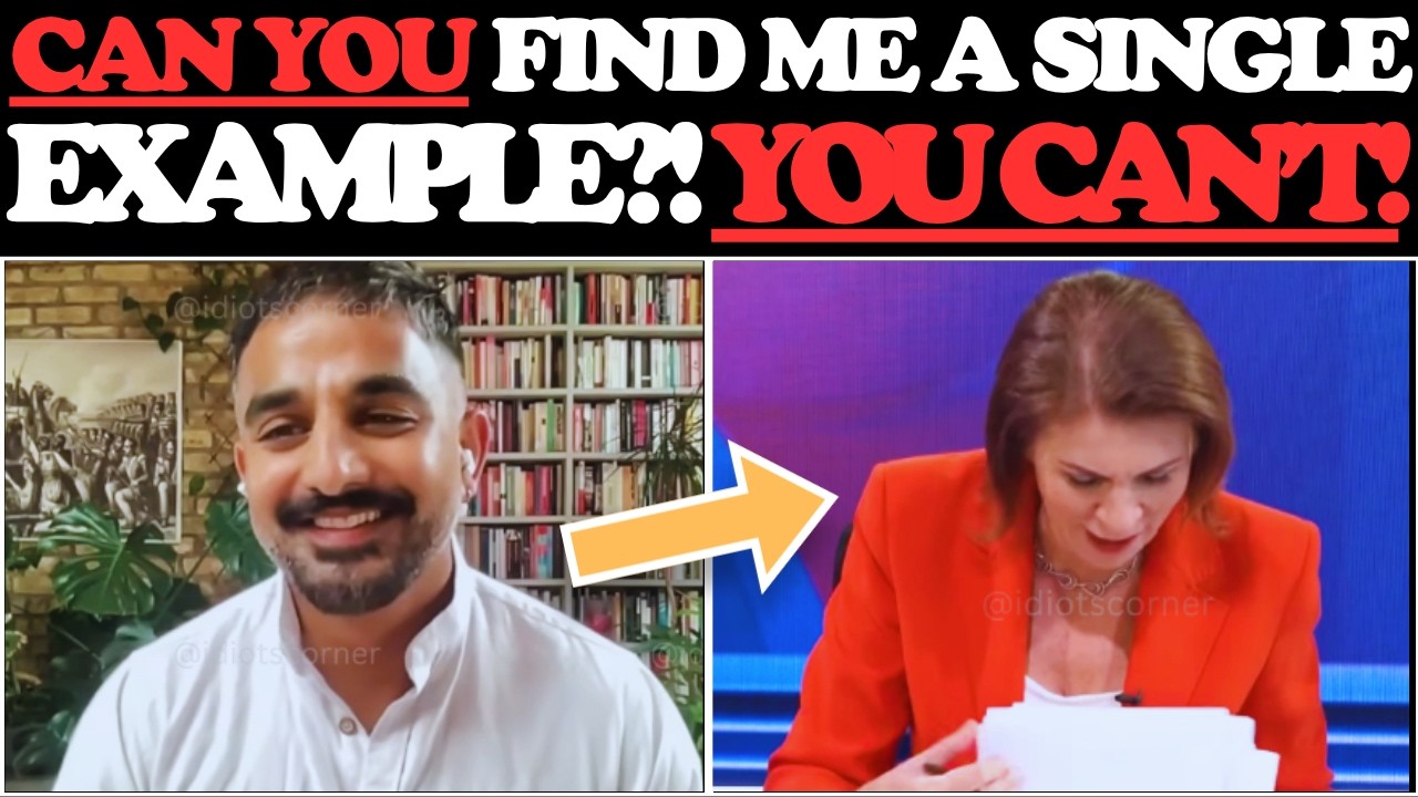Green Party Activist LAUGHS After PANICKING Talk TV PROPAGANDIST!