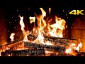 Winter Night Fireplace With Cozy Embers And Relaxing Fire Soundscape For Eveningfor Deep Focus 