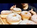 【Eating sounds●Mukbang】食べ方汚い注意!ミスド!エンゼルクリームリング6個!