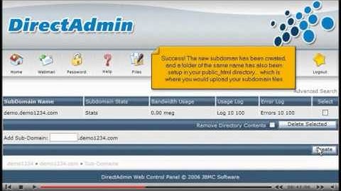 Wned.nl - Hoe maak ik een subdomain aan in DirectAdmin bij Wned nl