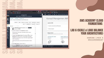 AWS Academy Cloud Foundations - Lab 6 (Scale & Load Balance your Architecture)