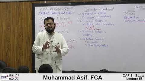 Caf 3 l Sir Asif Lecture 58