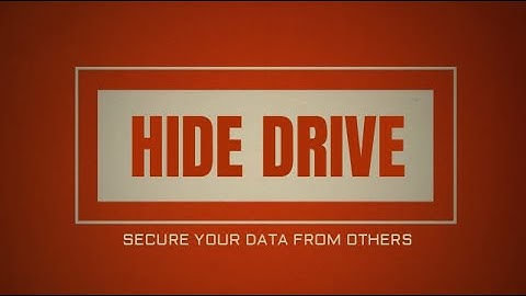 Hide Drive in windows 10 | Hide Drive from other users| Hide Drive | Secure Your files & folders