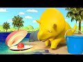 Invata culorile + Dino merge la plaja - Dinozaurul Dino 👶 Desene animate educaţionale pentru copii
