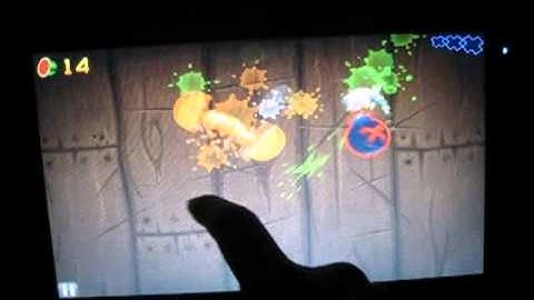 Zenithink ZT180 android 2.2 tablet pc play fruit ninja HD