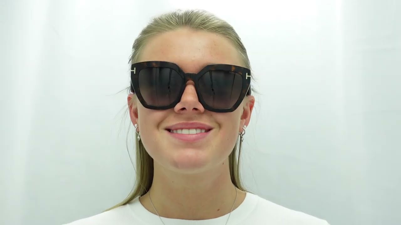 New Tom Ford Women\'s Phoebe Sunglasses Tom Ford Phoebe Sunglasses - Black - Women|FT093901B | thebs.com main image 2