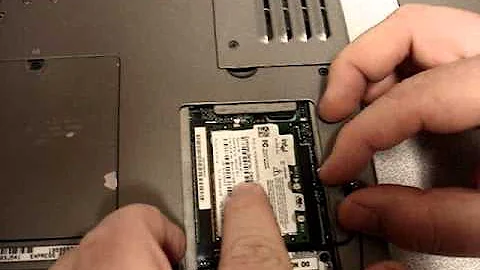 How to Install an Intel Pro 2200BG MiniPCI Wireless Card into a Laptop; from Austin Cyber Shop