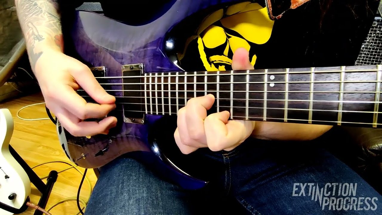 Extinction In Progress - Cold, Part 2: Mårran Instrumental (Guitar Playthrough)