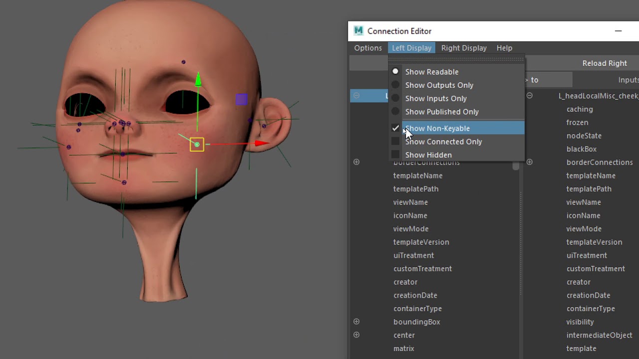 rigging a face in maya