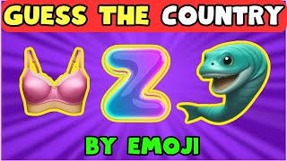 Can You Guess The Country By The Emojis (Hard) | Emoji Quiz @Quizenius