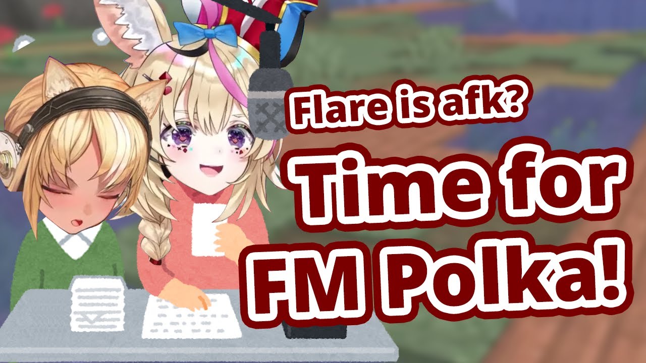 Omaru Polka cannot resist doing her FM Polka skit