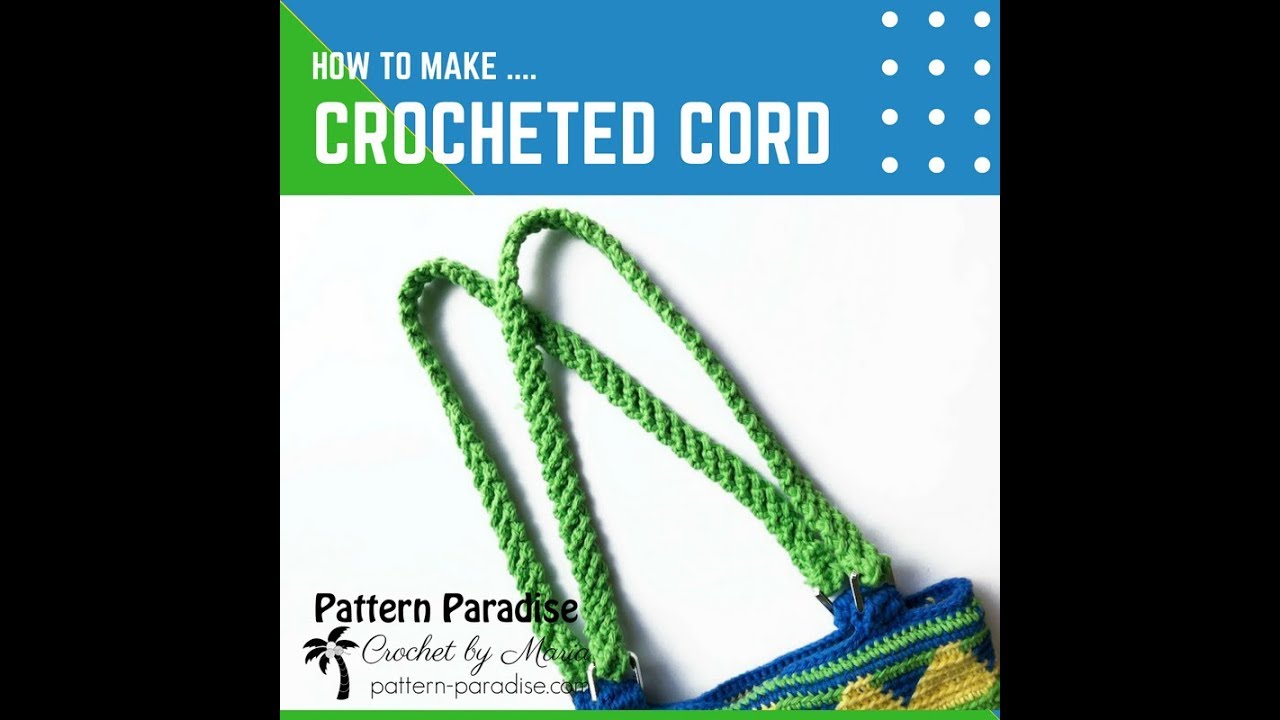 How To Crochet a Romanian Cord for STURDY Bag and Purse Straps