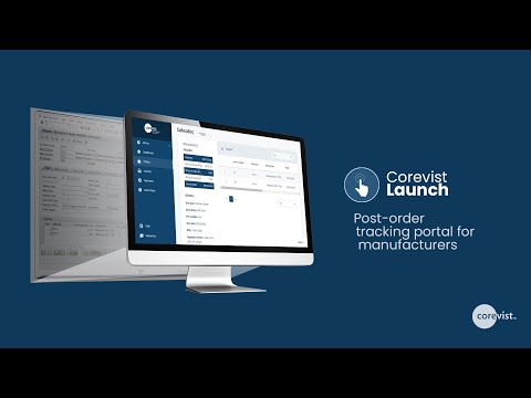 Corevist Launch | B2B Order Tracking Portal for Manufacturers