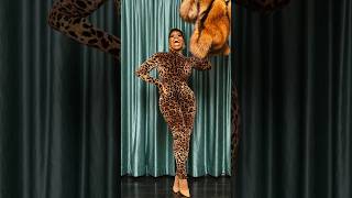 Fantasia Slays In Leopard Print Catsuit On Color Purple Movie Press Tour fantasia fashionpolice